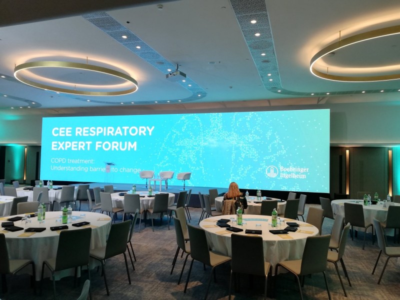 Veliki ekran interaktivnog događaja